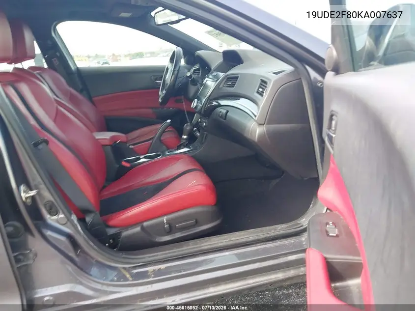 2019 Acura Ilx Premium A-Spec Packages/Technology A-Spec Packages VIN: 19UDE2F80KA007637 Lot: 45615052