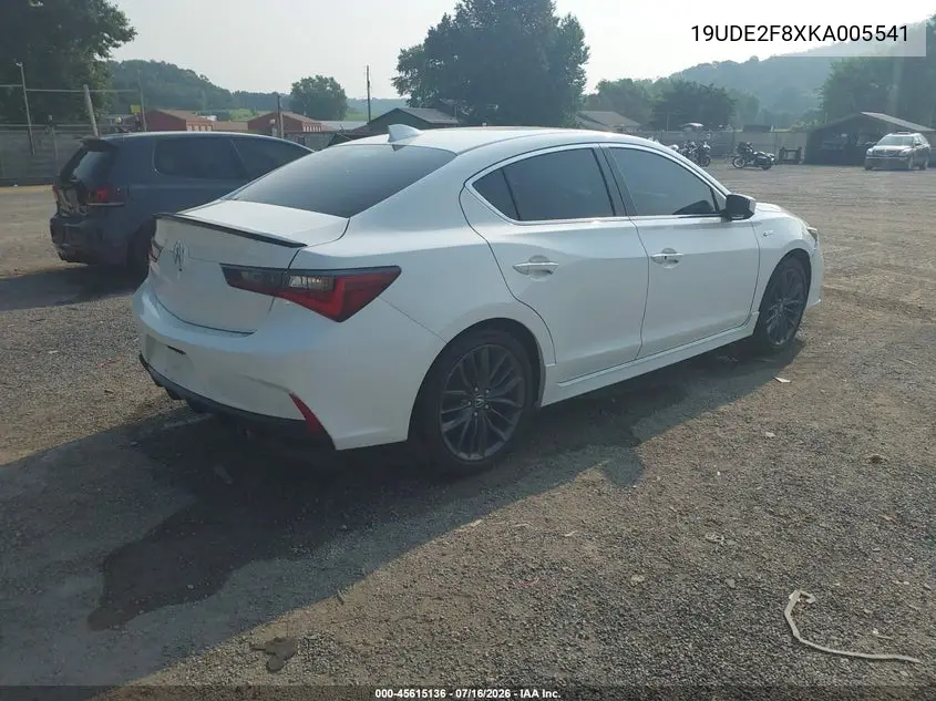 2019 Acura Ilx Premium A-Spec Packages/Technology A-Spec Packages VIN: 19UDE2F8XKA005541 Lot: 45615136