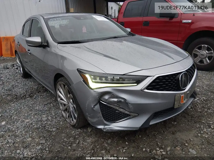2019 Acura Ilx Premium Package/Technology Package VIN: 19UDE2F77KA013426 Lot: 45622069