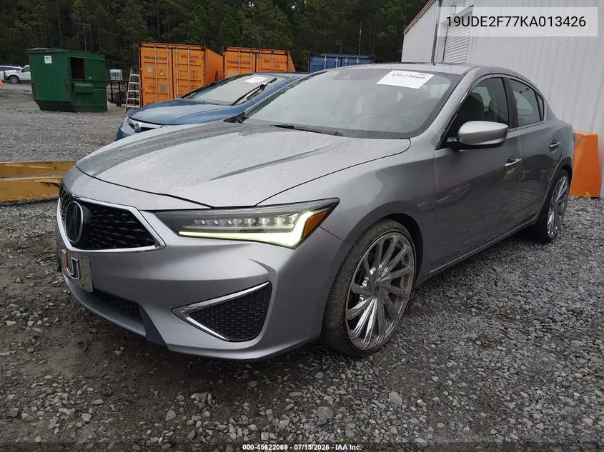 2019 Acura Ilx Premium Package/Technology Package VIN: 19UDE2F77KA013426 Lot: 45622069