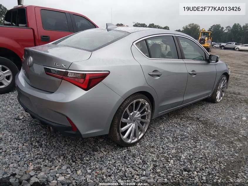 2019 Acura Ilx Premium Package/Technology Package VIN: 19UDE2F77KA013426 Lot: 45622069