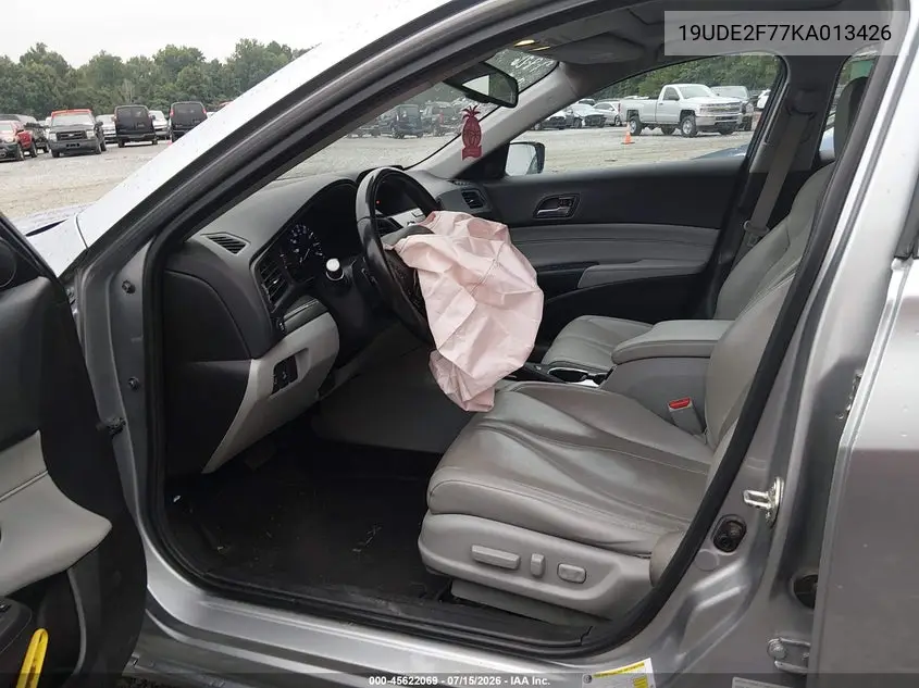 2019 Acura Ilx Premium Package/Technology Package VIN: 19UDE2F77KA013426 Lot: 45622069