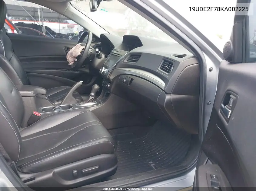 2019 Acura Ilx Premium Package/Technology Package VIN: 19UDE2F78KA002225 Lot: 45684529