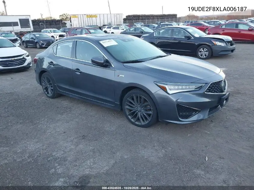 19UDE2F8XLA006187 2020 Acura Ilx Premium A-Spec Packages/W/Technology/A-Spec Pkg