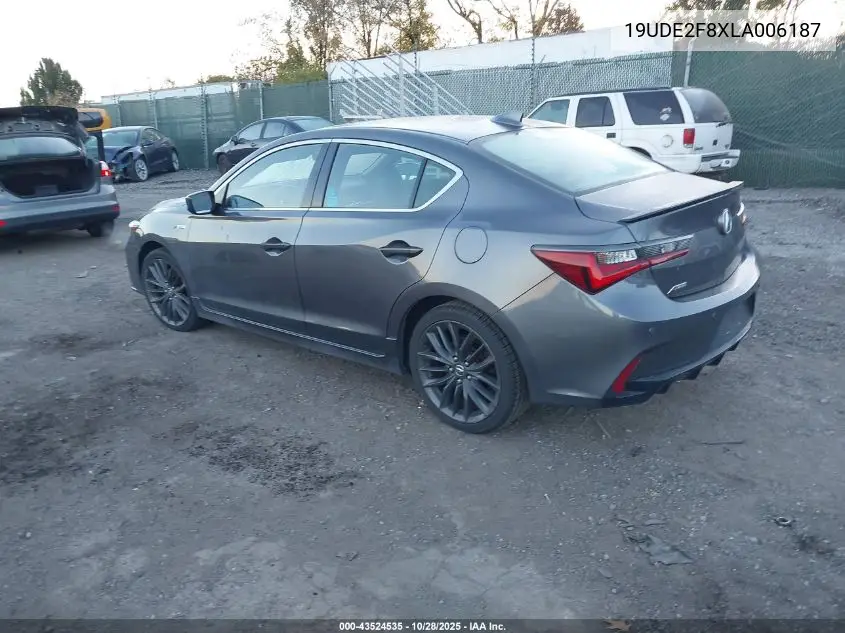 19UDE2F8XLA006187 2020 Acura Ilx Premium A-Spec Packages/W/Technology/A-Spec Pkg
