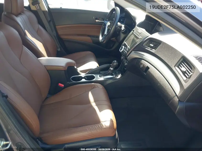 2020 Acura Ilx Premium Package/Technology Package VIN: 19UDE2F75LA002250 Lot: 45326358