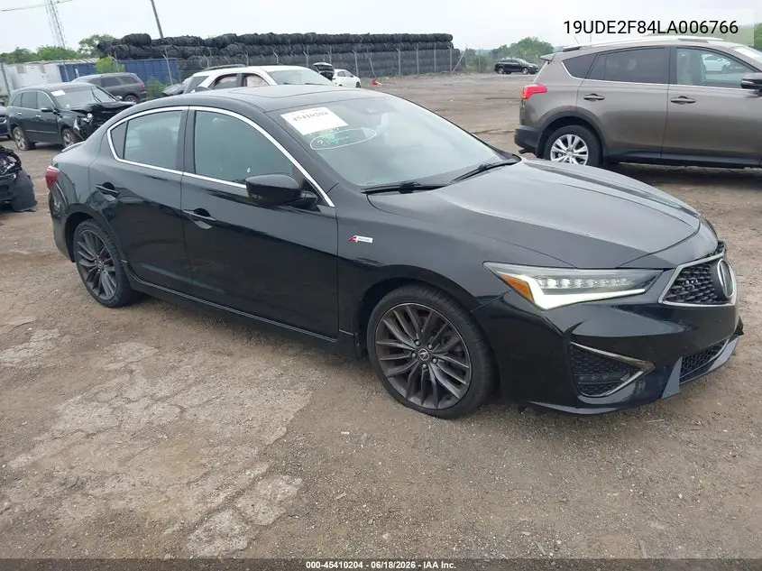 2020 Acura Ilx Premium A-Spec Packages/Technology A-Spec Packages VIN: 19UDE2F84LA006766 Lot: 45410204