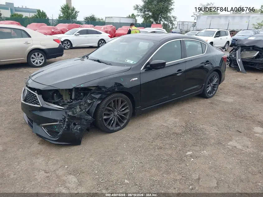 2020 Acura Ilx Premium A-Spec Packages/Technology A-Spec Packages VIN: 19UDE2F84LA006766 Lot: 45410204