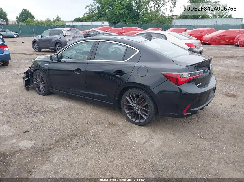 2020 Acura Ilx Premium A-Spec Packages/Technology A-Spec Packages VIN: 19UDE2F84LA006766 Lot: 45410204