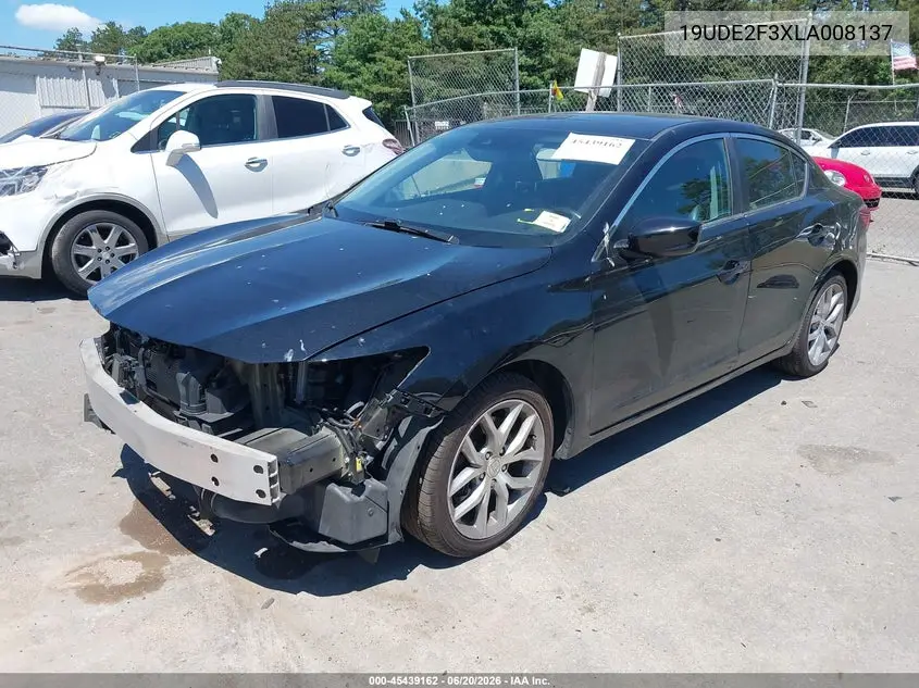 2020 Acura Ilx Standard VIN: 19UDE2F3XLA008137 Lot: 45439162