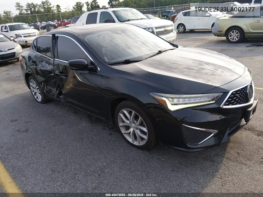 2020 Acura Ilx Standard VIN: 19UDE2F33LA002177 Lot: 45470555