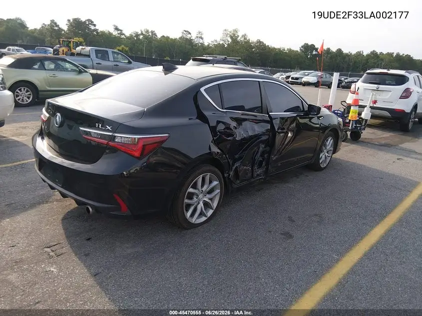 2020 Acura Ilx Standard VIN: 19UDE2F33LA002177 Lot: 45470555