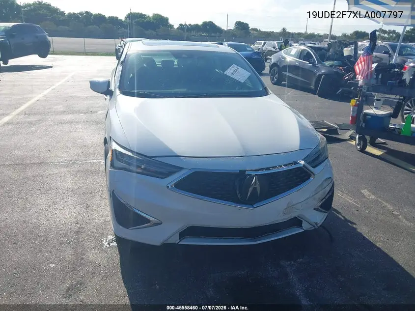 2020 Acura Ilx Premium Package/Technology Package VIN: 19UDE2F7XLA007797 Lot: 45558460
