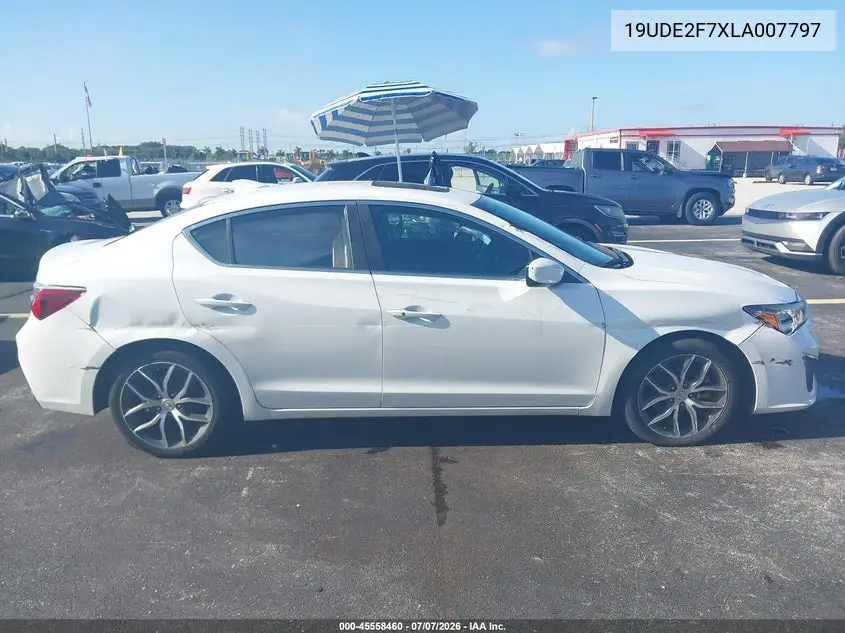 2020 Acura Ilx Premium Package/Technology Package VIN: 19UDE2F7XLA007797 Lot: 45558460