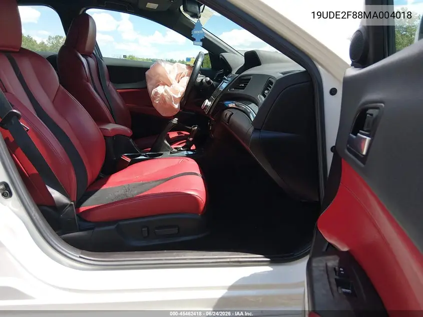 2021 Acura Ilx Premium A-Spec Packages/Technology A-Spec Packages VIN: 19UDE2F88MA004018 Lot: 45462418