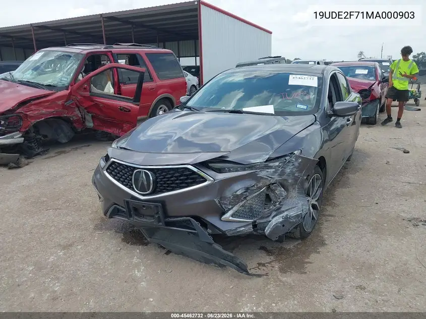 2021 Acura Ilx Premium Package/Technology Package VIN: 19UDE2F71MA000903 Lot: 45462732