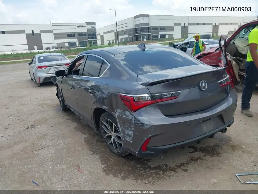 2021 Acura Ilx Premium Package/Technology Package VIN: 19UDE2F71MA000903 Lot: 45462732