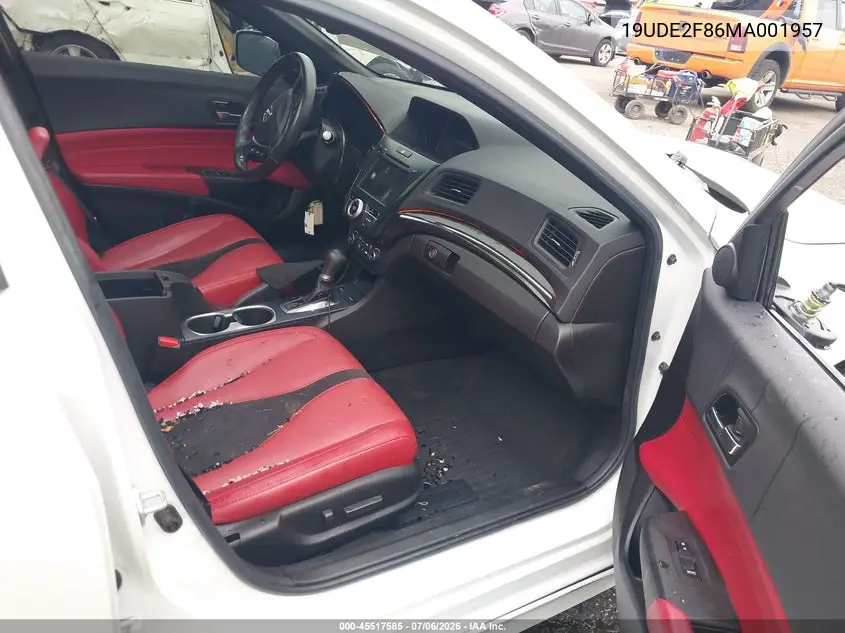 2021 Acura Ilx VIN: 19UDE2F86MA001957 Lot: 45517585