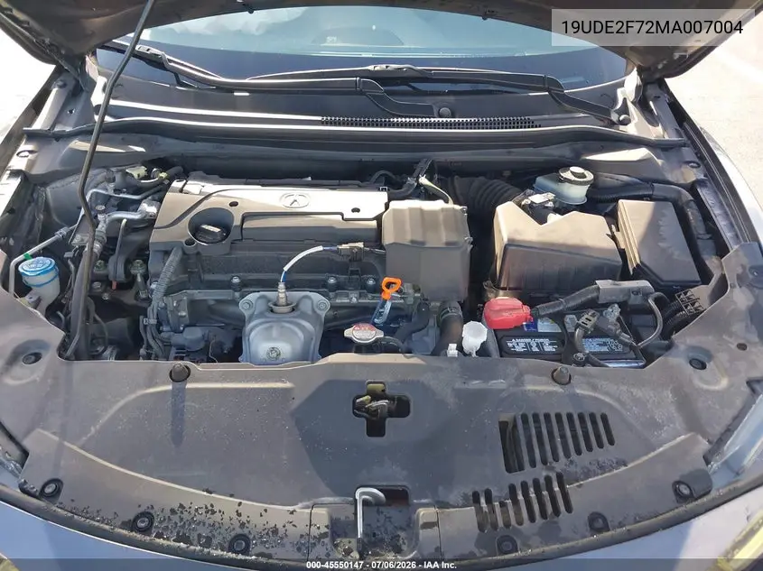2021 Acura Ilx Premium Package/Technology Package VIN: 19UDE2F72MA007004 Lot: 45550147