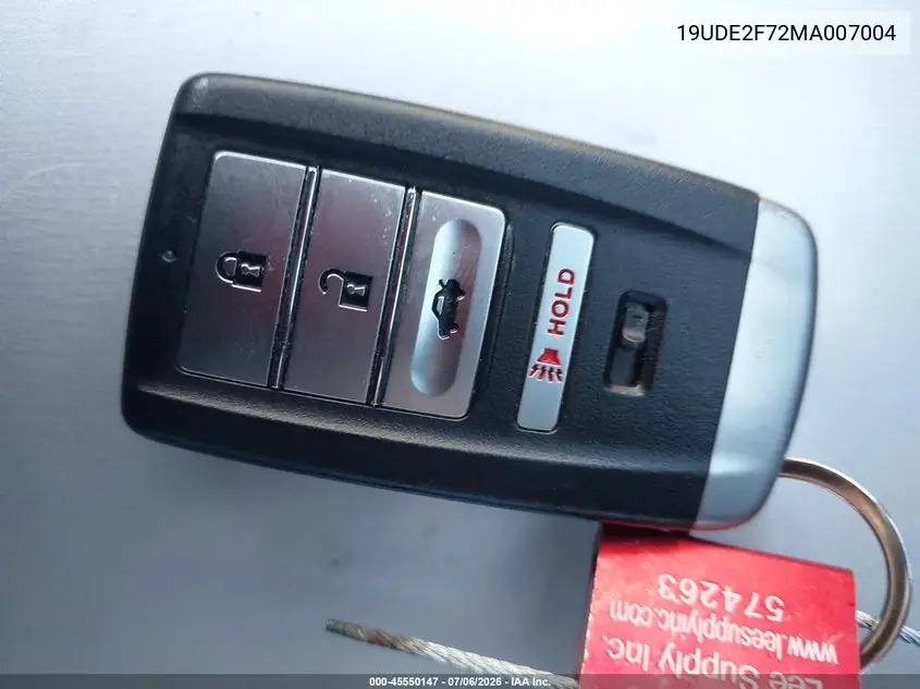 2021 Acura Ilx Premium Package/Technology Package VIN: 19UDE2F72MA007004 Lot: 45550147