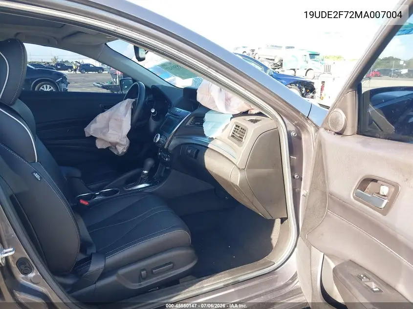 2021 Acura Ilx Premium Package/Technology Package VIN: 19UDE2F72MA007004 Lot: 45550147