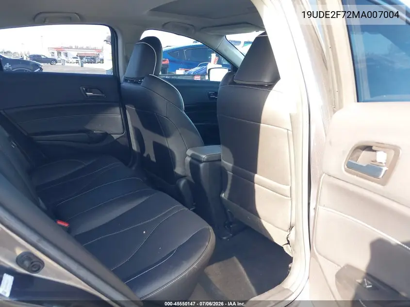 2021 Acura Ilx Premium Package/Technology Package VIN: 19UDE2F72MA007004 Lot: 45550147