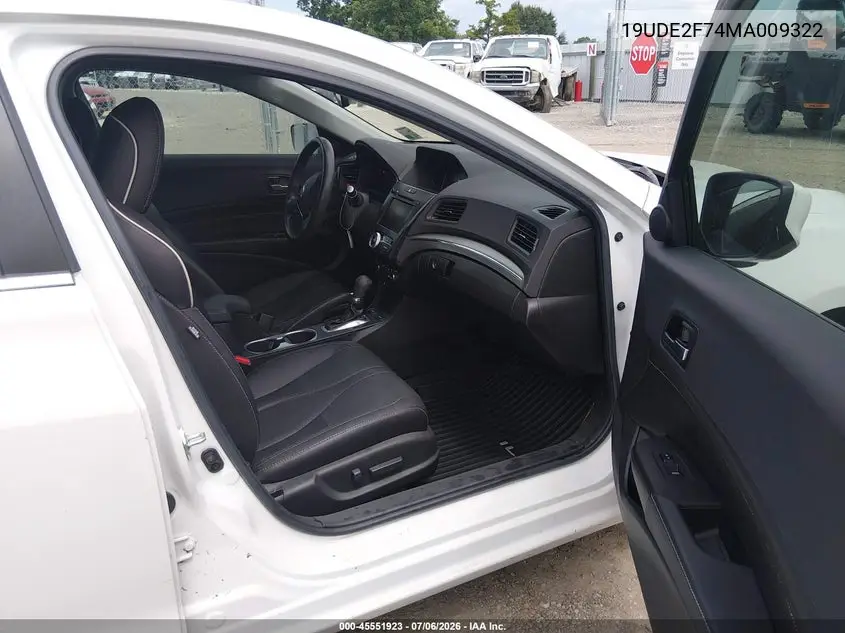 2021 Acura Ilx VIN: 19UDE2F74MA009322 Lot: 45551923