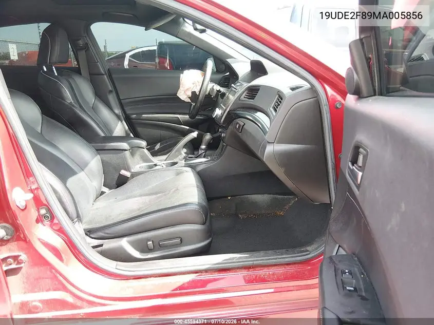 2021 Acura Ilx Premium A-Spec Packages/Technology A-Spec Packages VIN: 19UDE2F89MA005856 Lot: 45594371