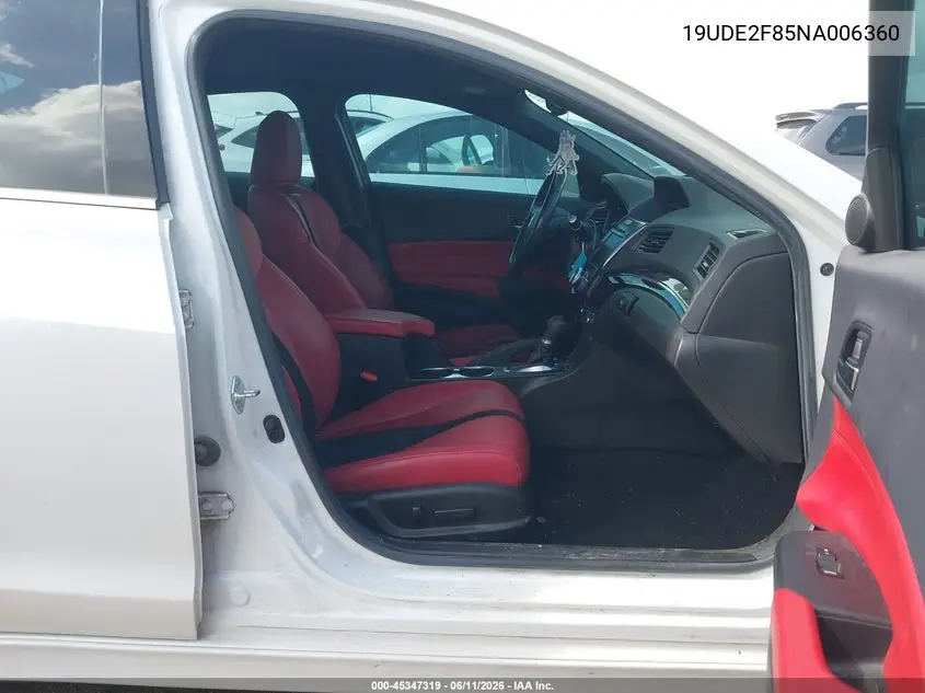 2022 Acura Ilx Premium A-Spec Packages/Technology A-Spec Packages VIN: 19UDE2F85NA006360 Lot: 45347319