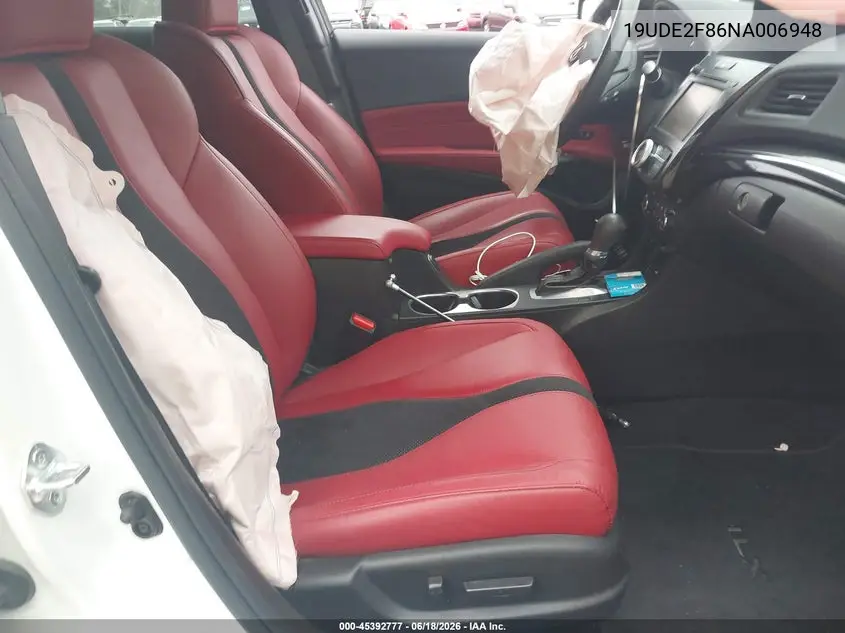 2022 Acura Ilx Premium A-Spec Packages/Technology A-Spec Packages VIN: 19UDE2F86NA006948 Lot: 45392777