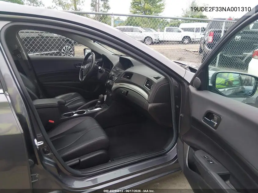2022 Acura Ilx Standard VIN: 19UDE2F33NA001310 Lot: 45395513