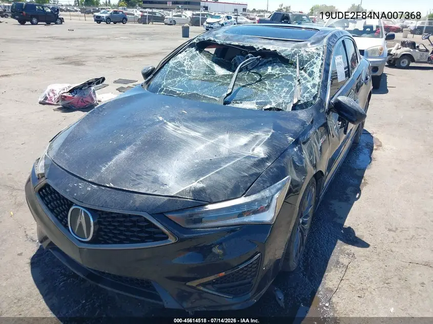 2022 Acura Ilx Premium A-Spec Packages/Technology A-Spec Packages VIN: 19UDE2F84NA007368 Lot: 45614518