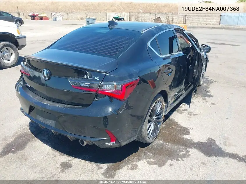 2022 Acura Ilx Premium A-Spec Packages/Technology A-Spec Packages VIN: 19UDE2F84NA007368 Lot: 45614518