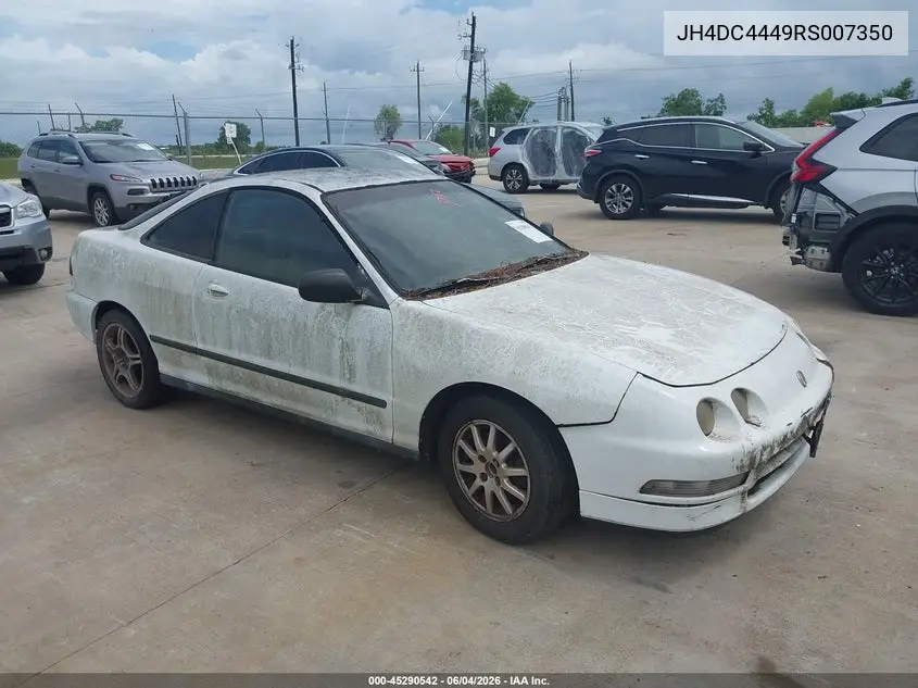 1994 Acura Integra Rs VIN: JH4DC4449RS007350 Lot: 45290542