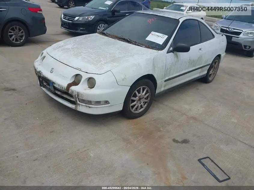 1994 Acura Integra Rs VIN: JH4DC4449RS007350 Lot: 45290542