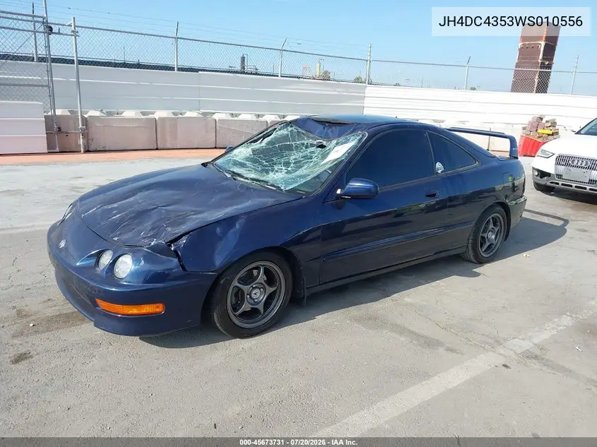 1998 Acura Integra Ls VIN: JH4DC4353WS010556 Lot: 45673731