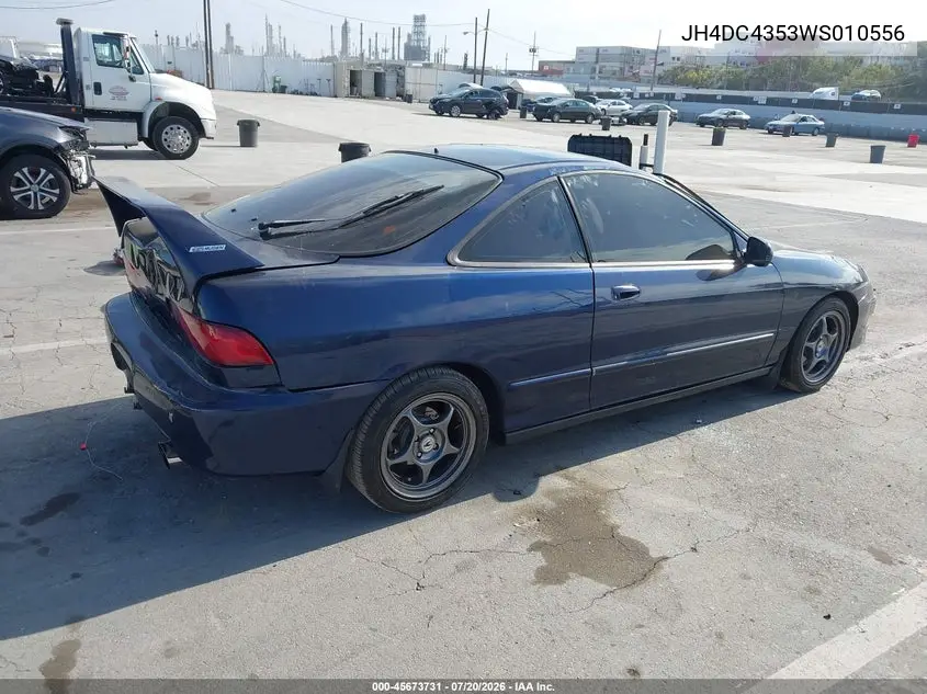 1998 Acura Integra Ls VIN: JH4DC4353WS010556 Lot: 45673731