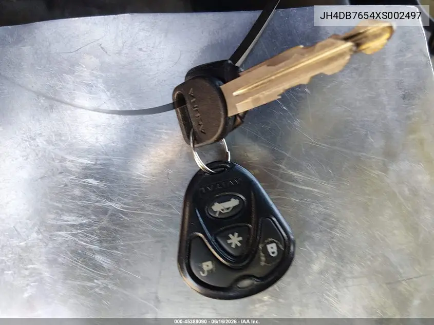 1999 Acura Integra Ls VIN: JH4DB7654XS002497 Lot: 45389090