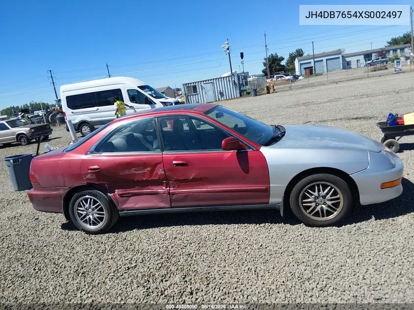 1999 Acura Integra Ls VIN: JH4DB7654XS002497 Lot: 45389090