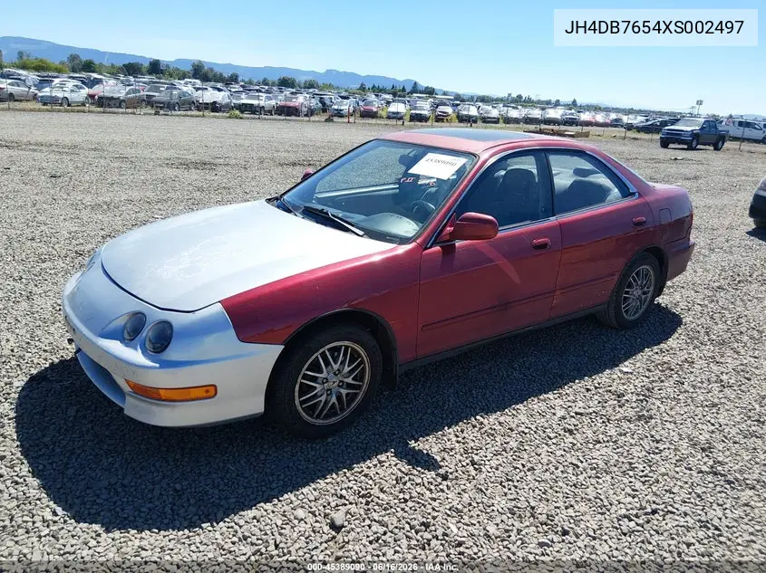 1999 Acura Integra Ls VIN: JH4DB7654XS002497 Lot: 45389090