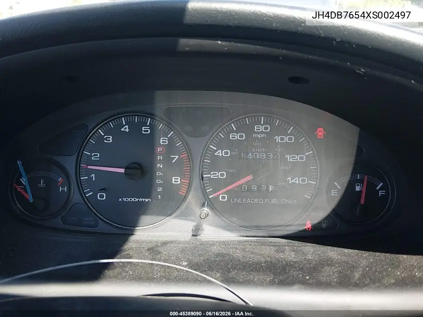 1999 Acura Integra Ls VIN: JH4DB7654XS002497 Lot: 45389090