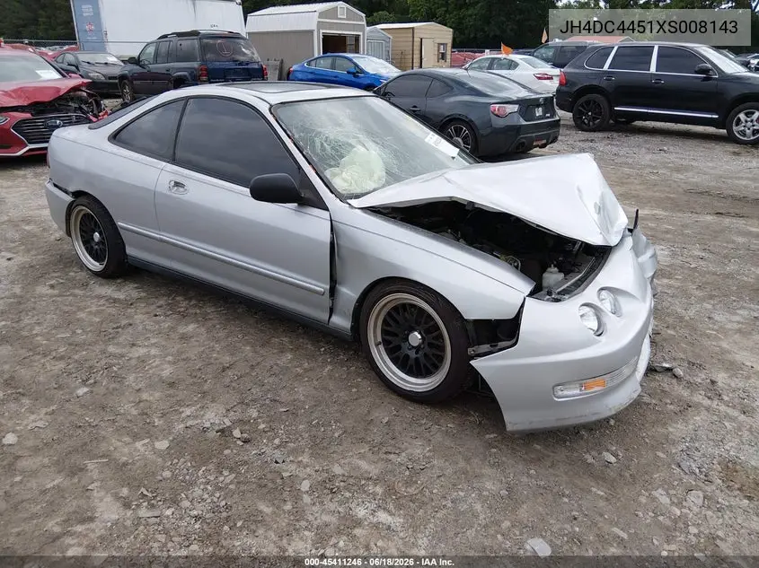 1999 Acura Integra Ls VIN: JH4DC4451XS008143 Lot: 45411246