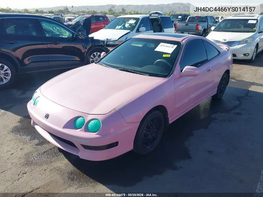 2000 Acura Integra Gs VIN: JH4DC4466YS014157 Lot: 45144479