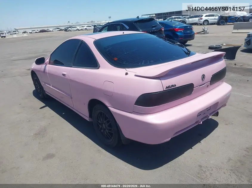 2000 Acura Integra Gs VIN: JH4DC4466YS014157 Lot: 45144479