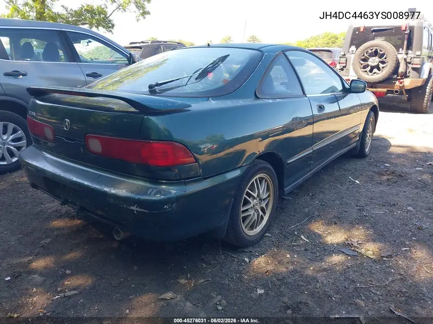 2000 Acura Integra Gs VIN: JH4DC4463YS008977 Lot: 45276031