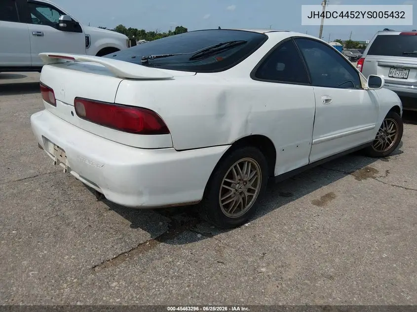 2000 Acura Integra Ls VIN: JH4DC4452YS005432 Lot: 45463296
