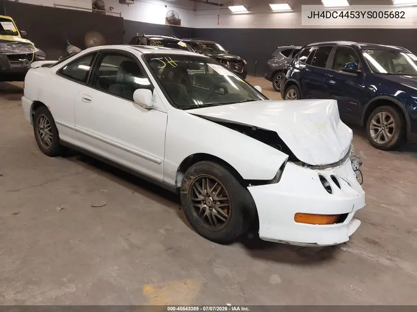2000 Acura Integra Ls VIN: JH4DC4453YS005682 Lot: 45543389