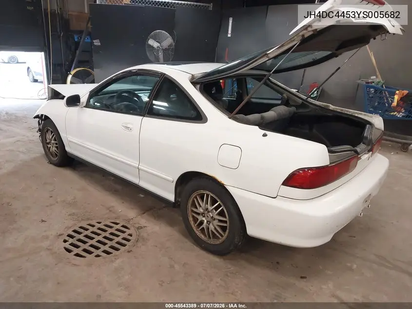 2000 Acura Integra Ls VIN: JH4DC4453YS005682 Lot: 45543389