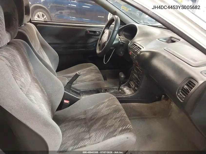 2000 Acura Integra Ls VIN: JH4DC4453YS005682 Lot: 45543389