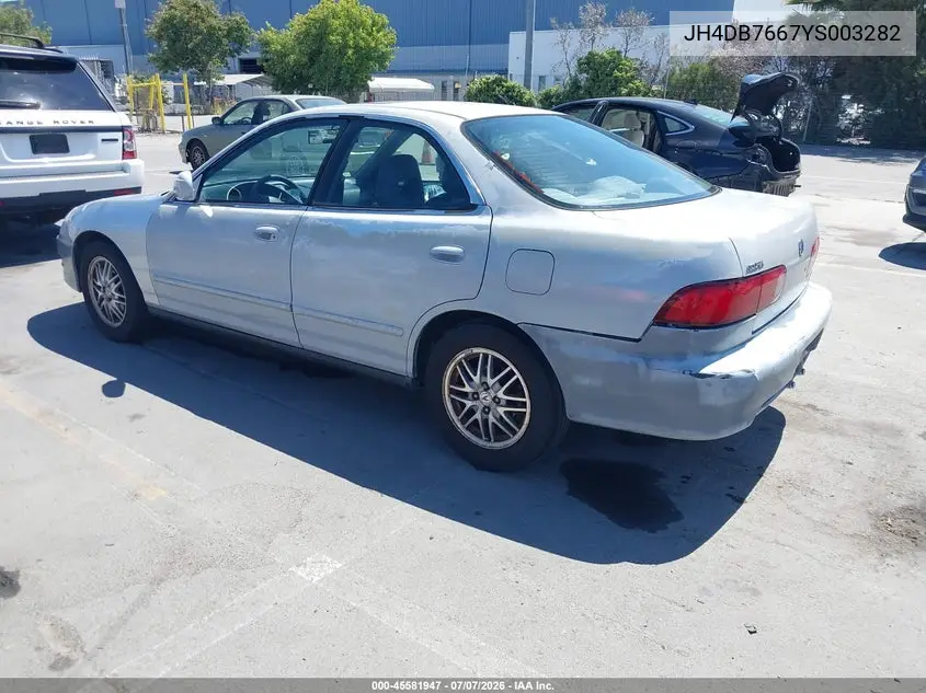 2000 Acura Integra Gs VIN: JH4DB7667YS003282 Lot: 45581947